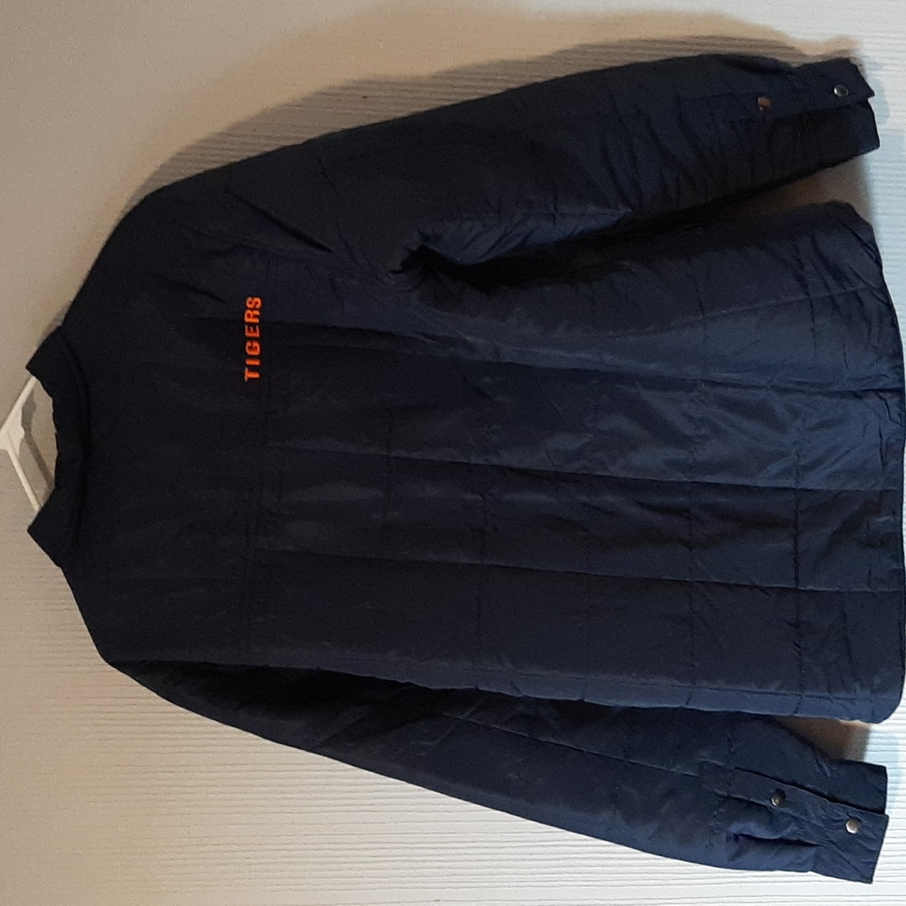 Auburn Tigers Colosseum Detonate Quilted Full-Snap Jacket - Navy - Picture 2 of 3